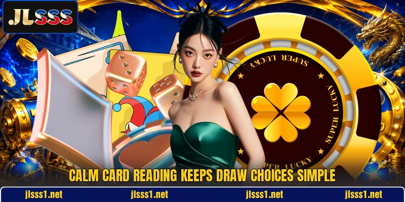 Calm card reading keeps draw choices simple