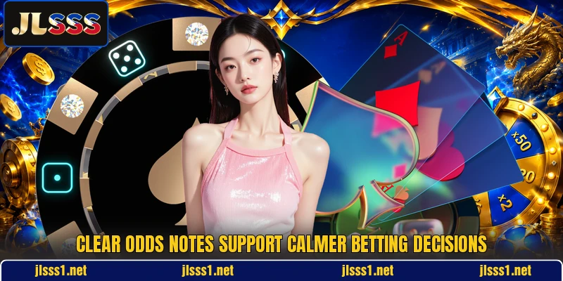Clear odds notes support calmer betting decisions