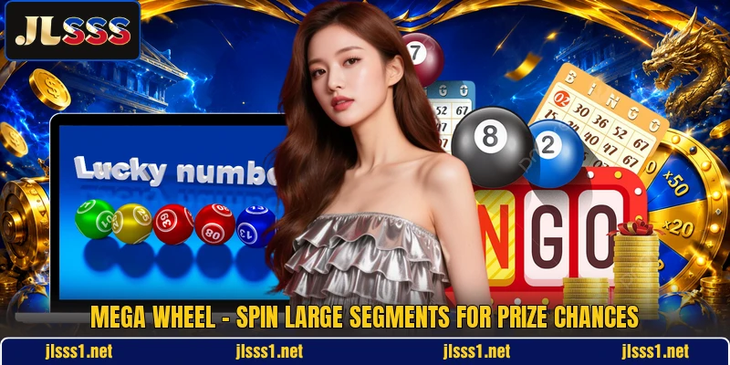 Mega Wheel - Spin Large Segments For Prize Chances