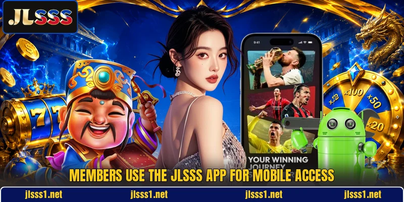 Members use the JLSSS app for mobile access