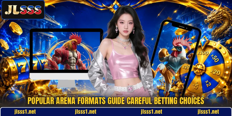 Popular arena formats guide careful betting choices