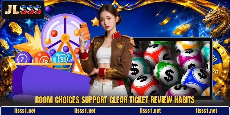 Room choices support clear ticket review habits Room choices support clear ticket review habits